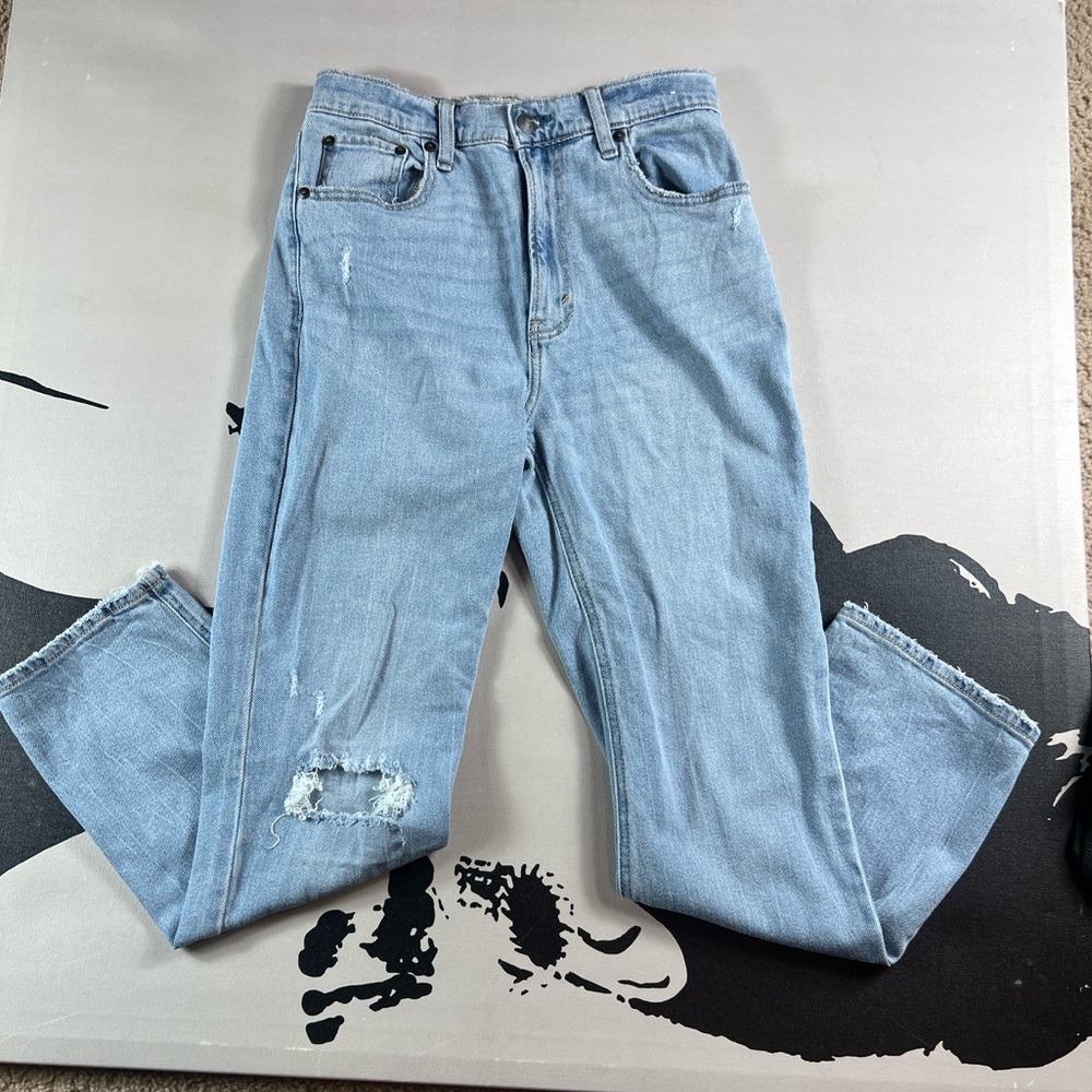 Abercrombie & Fitch Light Blue Straight Leg Jeans